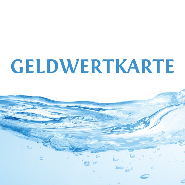 Geldwertkarte Wasser mit 13% Rabatt auf alle Eintritte